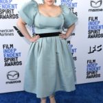 Beanie Feldstein Attends 2020 Film Independent Spirit Awards in Santa Monica