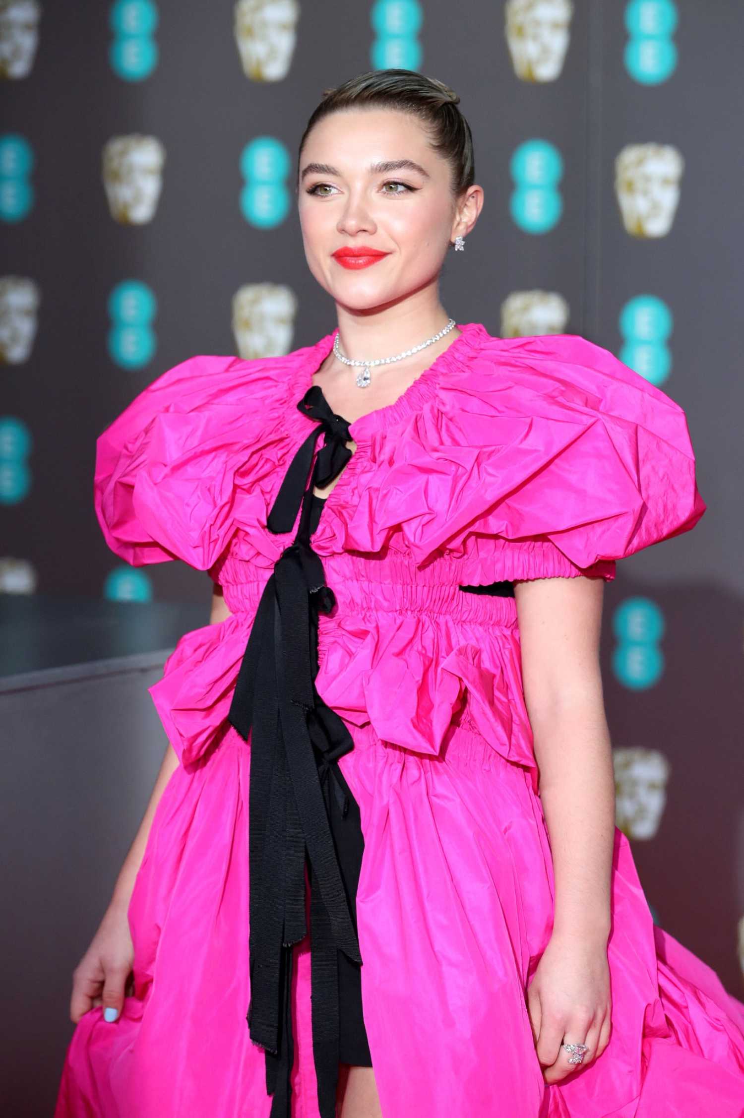 Florence Pugh Attends 2020 EE British Academy Film Awards at Royal ...