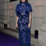 Hailee Steinfeld in a Blue Dress Arrives at 2020 Brit Awards After Party in London