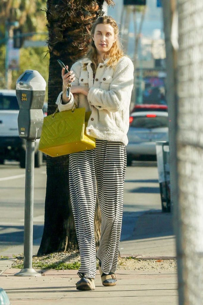 Whitney Port in a Striped Pants