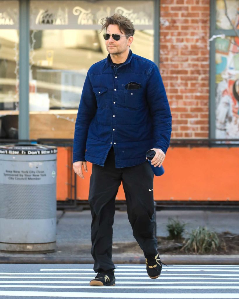 Bradley Cooper in a Blue Jacket