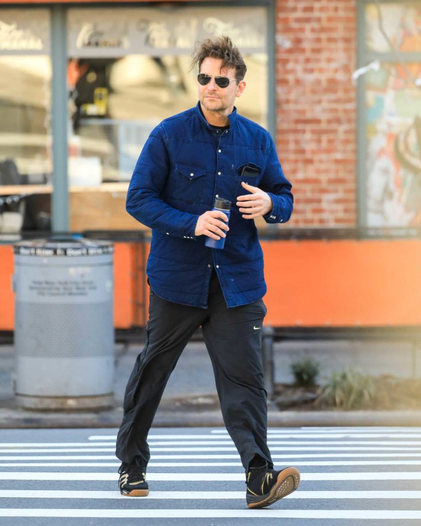 Bradley Cooper in a Blue Jacket