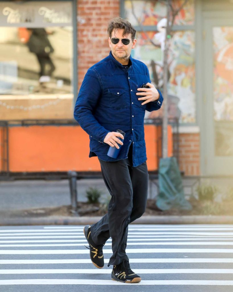 Bradley Cooper in a Blue Jacket