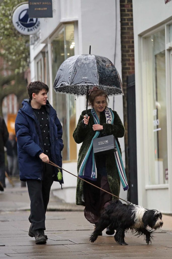 Helena Bonham Carter Was Seen Out with Her Son Billy Raymond Burton in