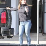 Lana Del Rey in a Black Boots Was Seen Out in Los Angeles