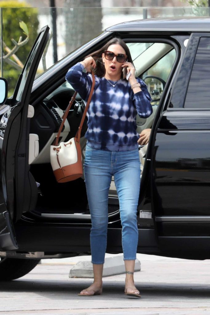Lauren Silverman in a Blue Jeans