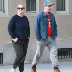 Amy Schumer in a Blue Sweatshirt Was Seen Out with Chris Fischer in New York