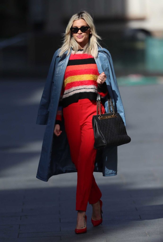 Ashley Roberts in a Red Pants
