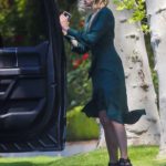 Brooke Burns in a Green Dress Was Seen Out in Los Angeles