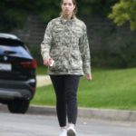 Christina Schwarzenegger in a Camo Jacket Was Seen Out in Brentwood