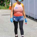 Claudia Wells in a Face Mask Was Seen Out in Studio City