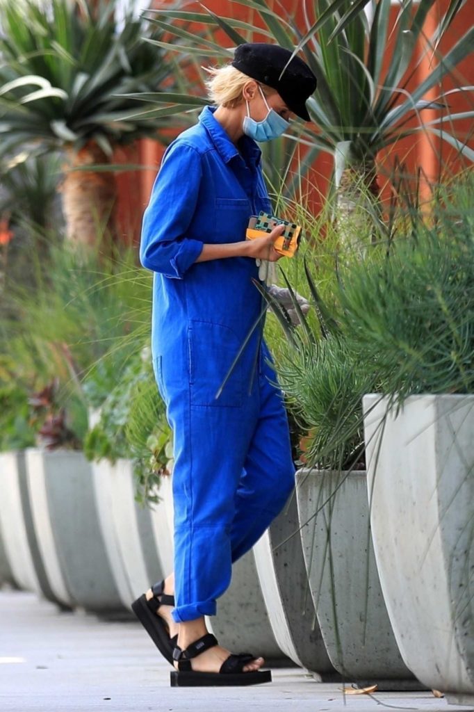 Diane Kruger in a Blue Jumpsuit