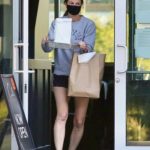 Erin Andrews in a Black Face Mask Goes Shopping in Los Angeles