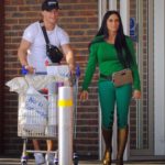 Katie Price in a Green Sweatshirt Goes Shopping with a Mystery Man in London