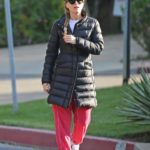 Leslie Mann in a White Sneakers Was Seen Out in Brentwood