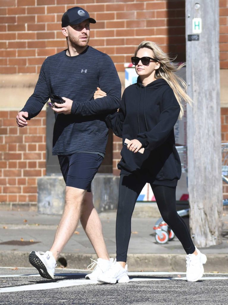 Samantha Jade Gibbs in a Black Hoody