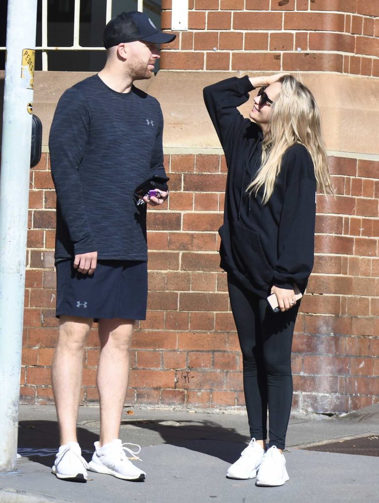 Samantha Jade Gibbs in a Black Hoody