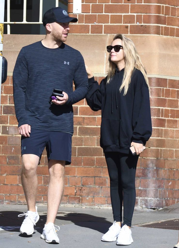 Samantha Jade Gibbs in a Black Hoody