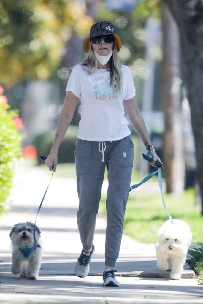 Tish Cyrus in a White Tee