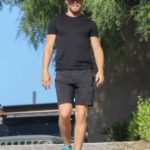 Derek Hough in a Black Tee Was Seen Out in Beverly Hills