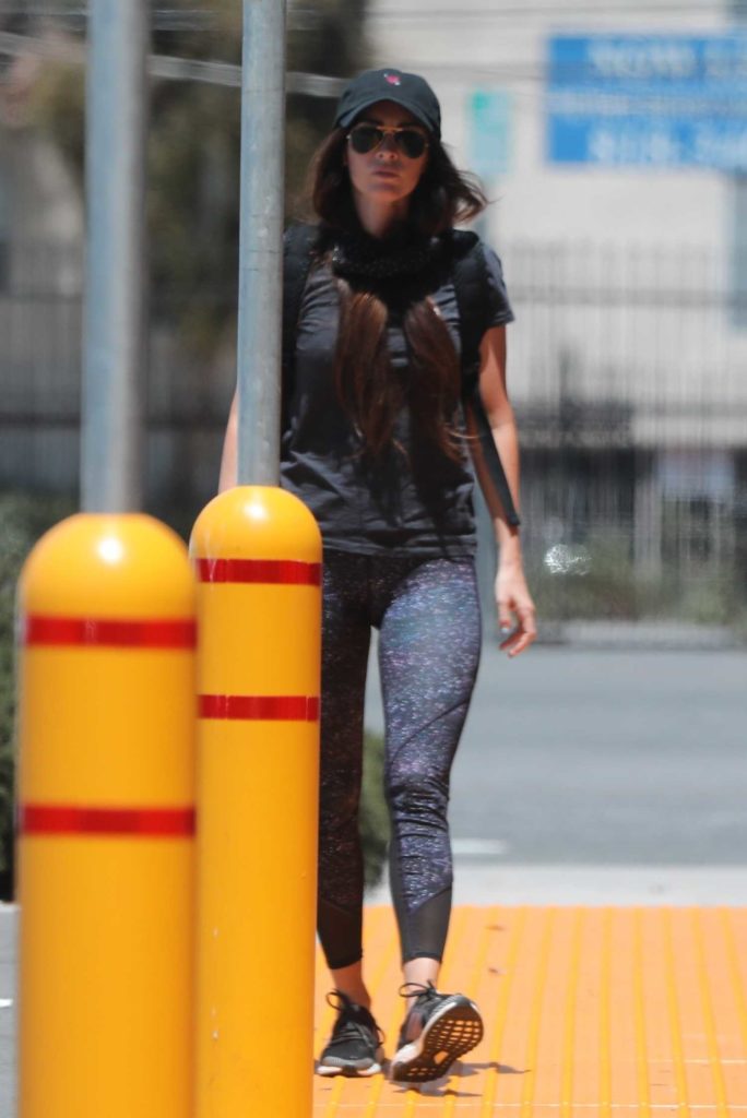 Megan Fox in a Black Sneakers