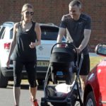 Nicole Appleton in a Black Tank Top Was Seen Out with Stephen Haines in North London