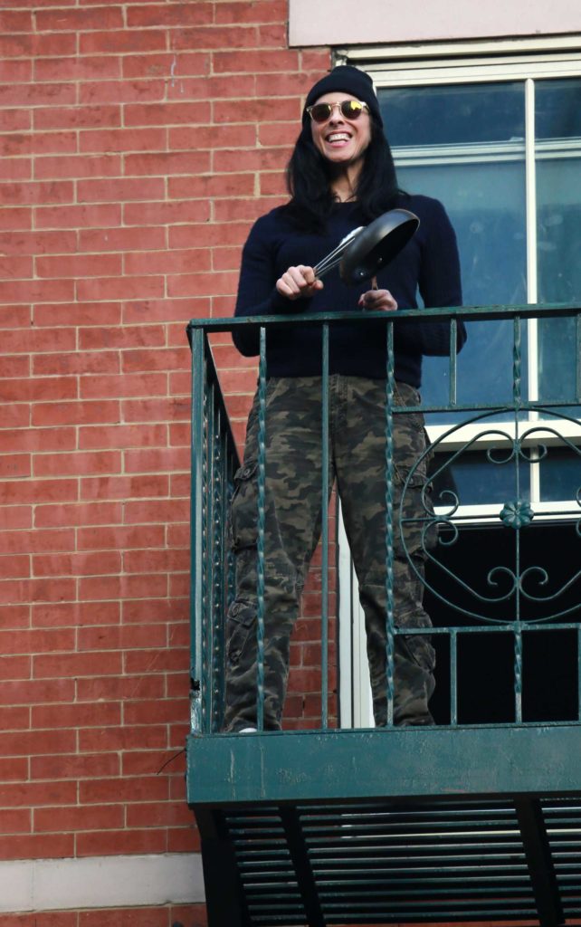 Sarah Silverman in a Camo Pants