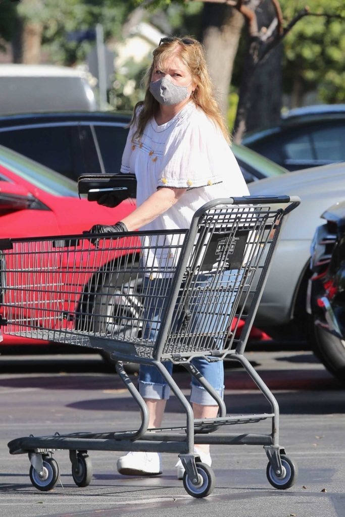 Valerie Bertinelli in a Protective Mask