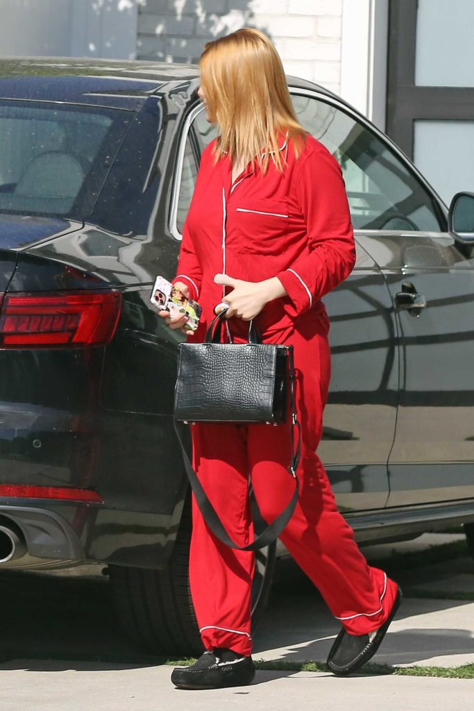 Ariel Winter in a Red Pyjamas