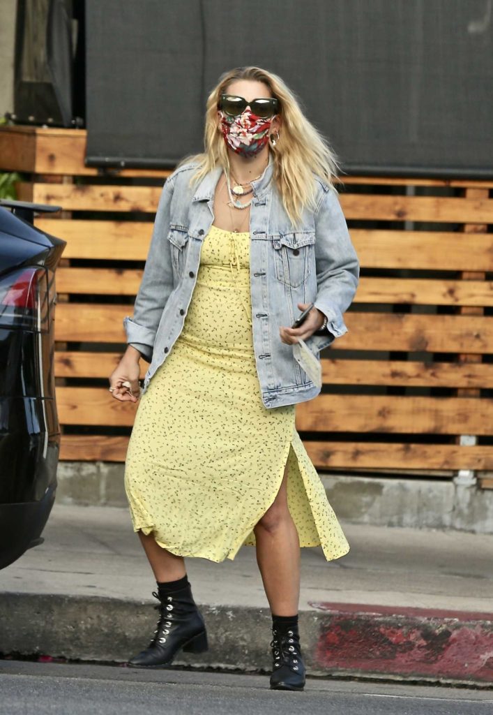 Busy Philipps in a Yellow Dress