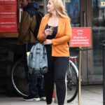 Josie Gibson in an Orange Blazer Was Seen Out in Bristol
