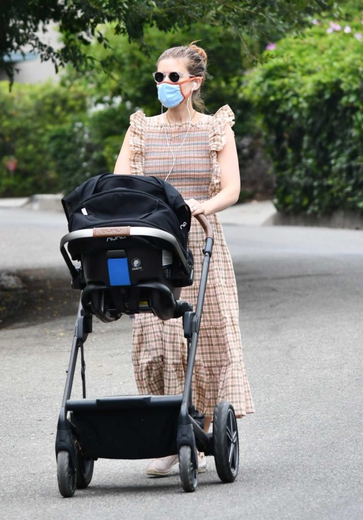 Kate Mara in a Protective Mask