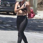 Lady Gaga in a Black Bra Was Seen Out in Hollywood