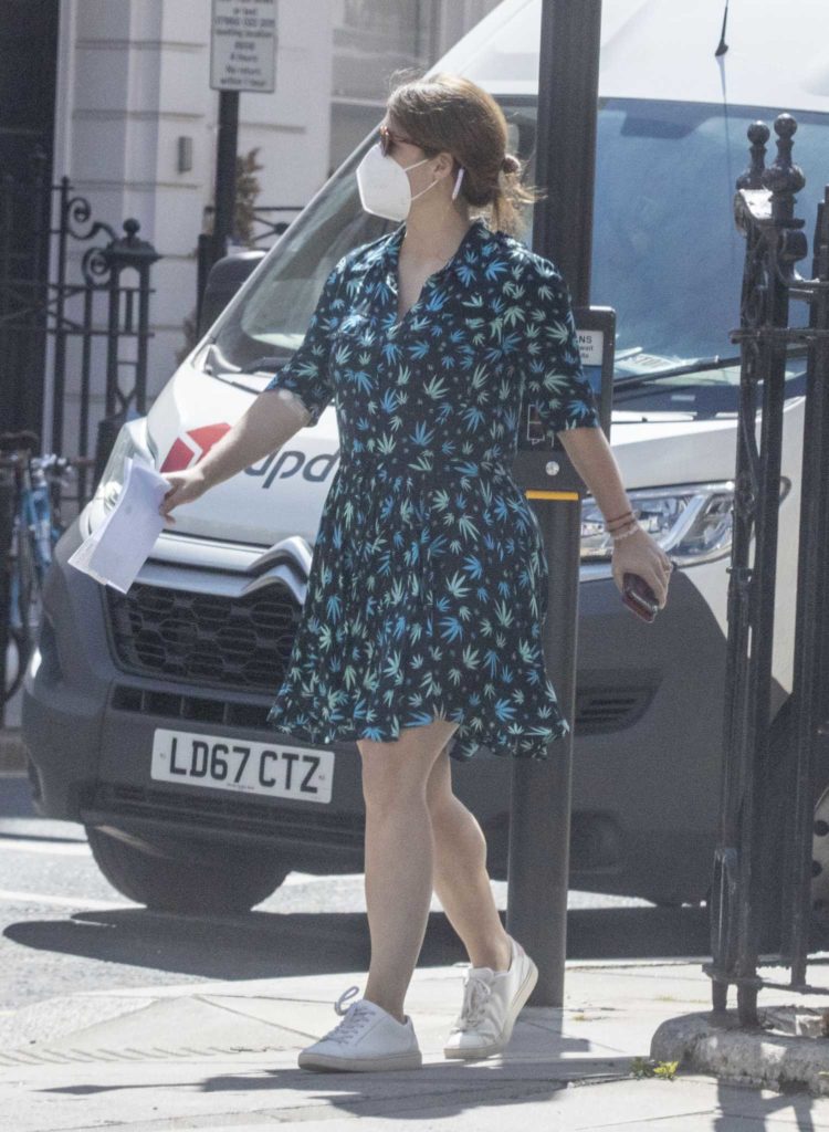Princess Eugenie in a Protective Mask