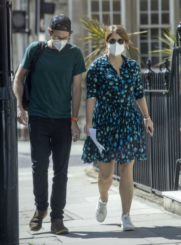 Princess Eugenie in a Protective Mask