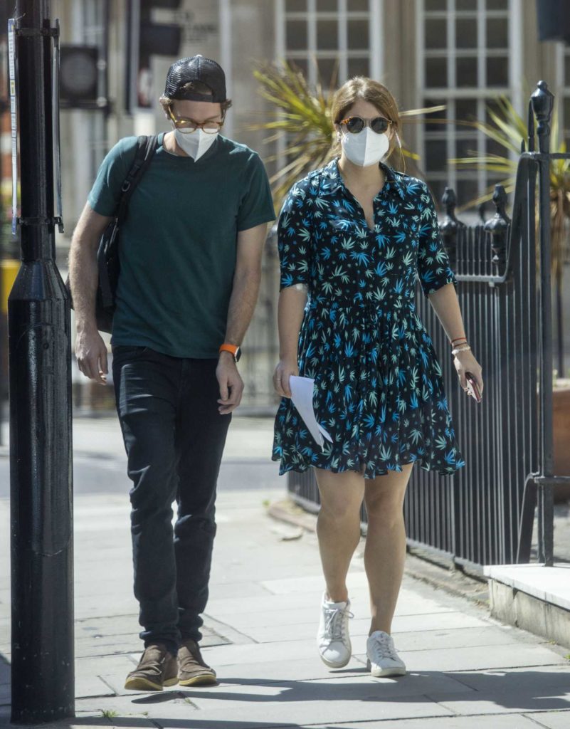 Princess Eugenie in a Protective Mask