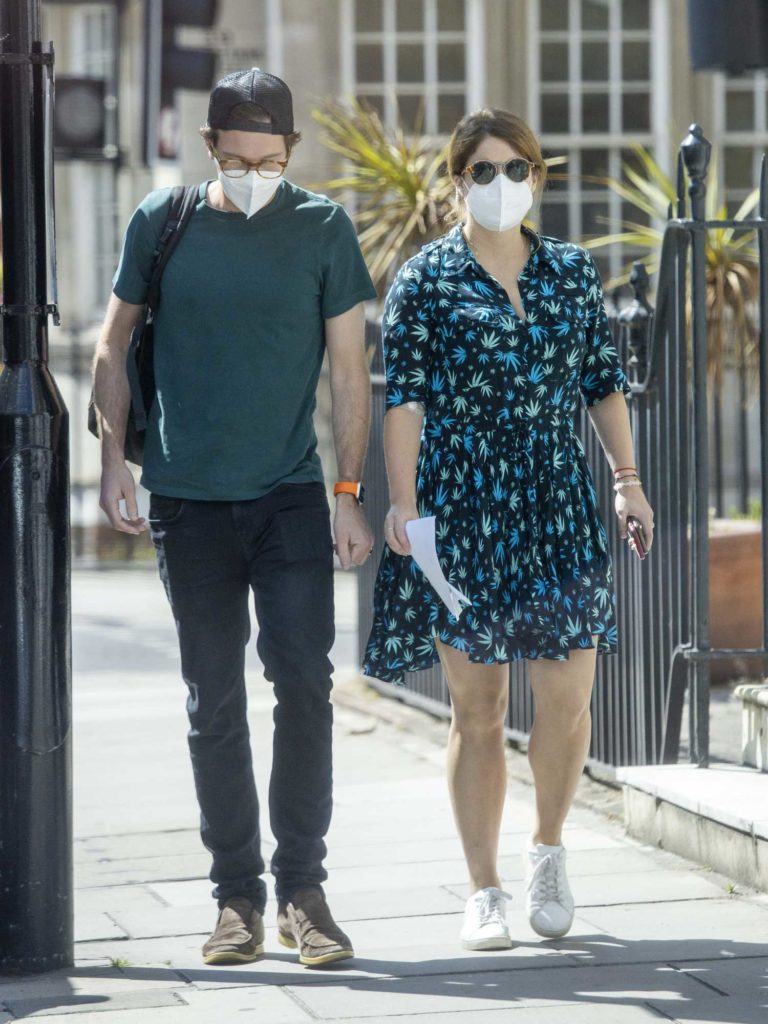 Princess Eugenie in a Protective Mask