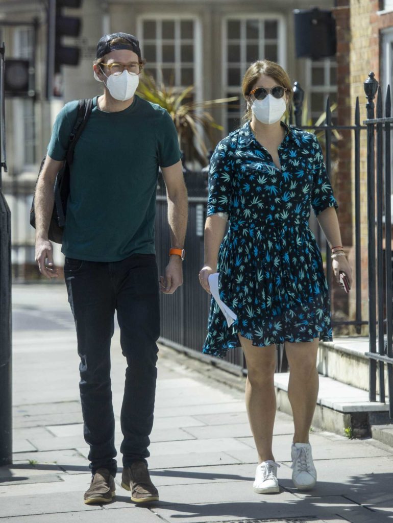 Princess Eugenie in a Protective Mask