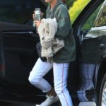 Rebecca Gayheart in a White Sneakers Was Seen Out in Los Angeles