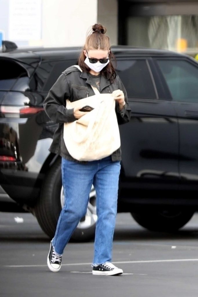 Rooney Mara in a Converse Trainers