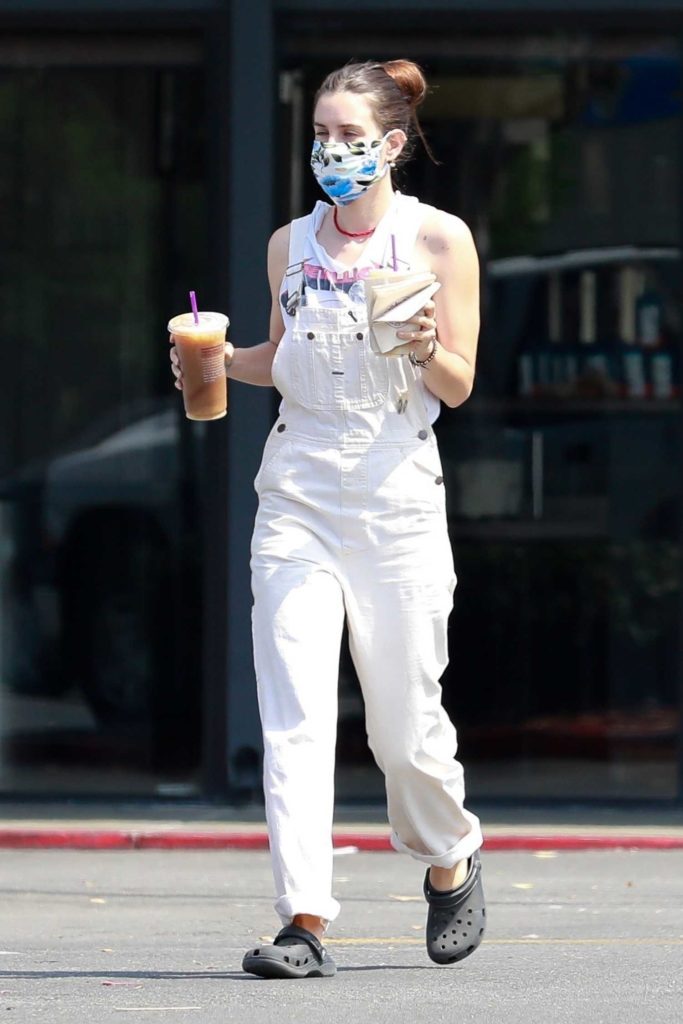Scout Willis in a White Coverall