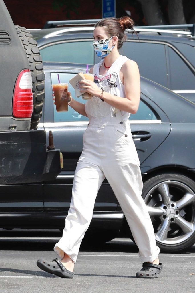Scout Willis in a White Coverall