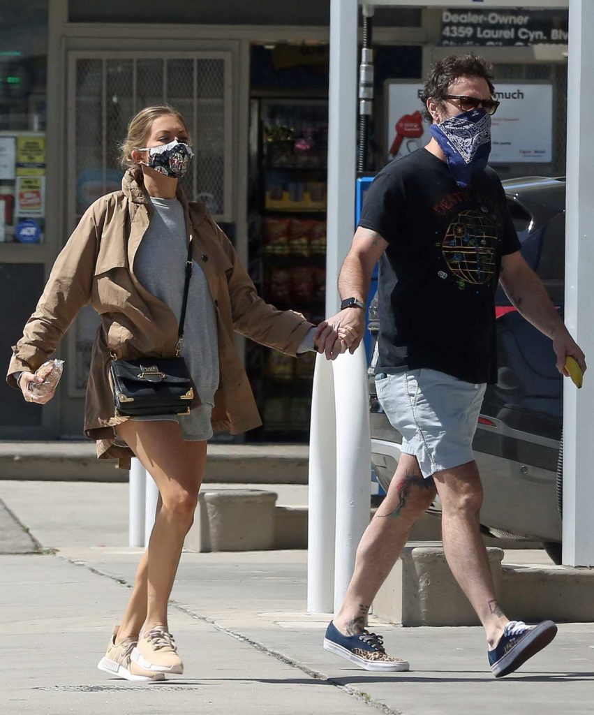 Stassi Schroeder in a Protective Mask