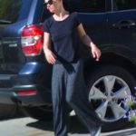 Christina Ricci in a Black Tee Was Seen Out in New York