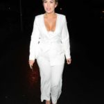 Frankie Essex in a White Suit Was Seen Out in London