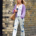Lady Amelia Windsor in a Purple Jersey Was Spotted Out in London