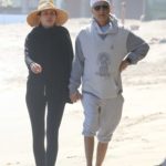 Liberty Ross in a Straw Hat Was Seen Out with Jimmy Iovine on the Beach in Malibu