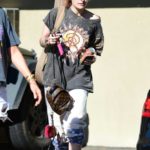 Paris Jackson in a Gray Tee Was Seen Out in Los Angeles