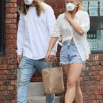 Sailor Brinkley Cook in a Daisy Duke Shorts Was Seen Out with Her Boyfriend Ben Sosne in the Hamptons, New York
