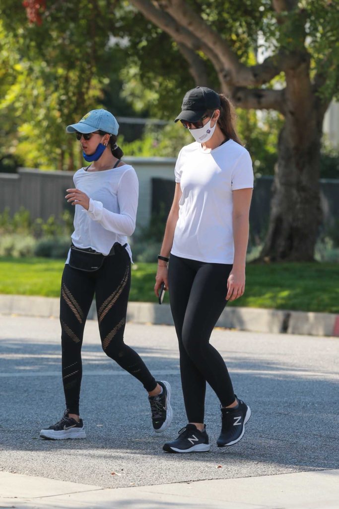 Christina Schwarzenegger in a Black Cap